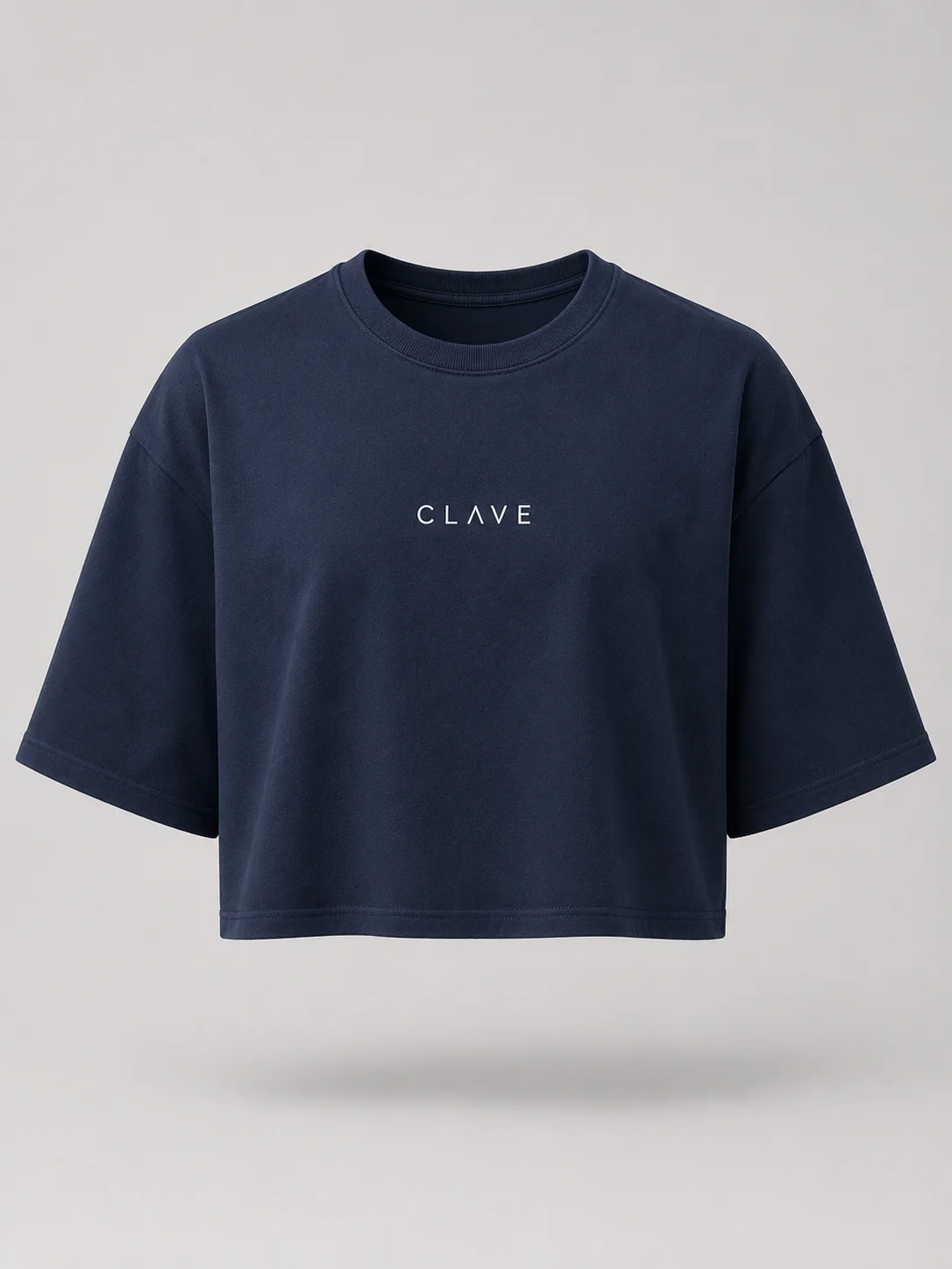 Clave Women Oversize Crop - Lacivert