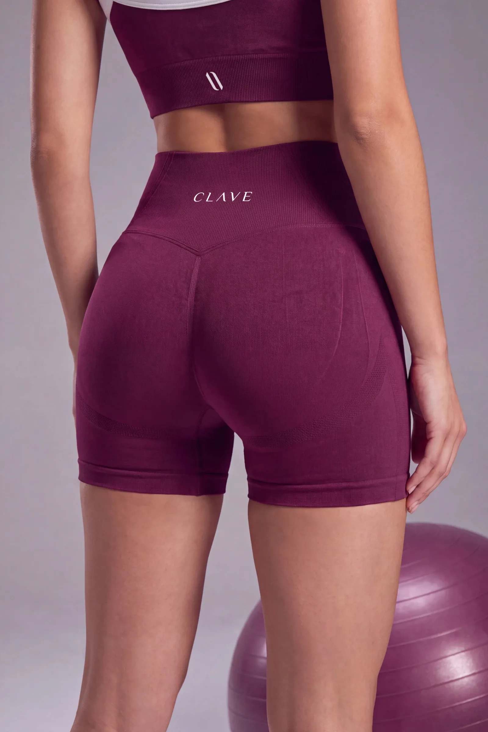 Clave Contour - Vişne Şort Tayt
